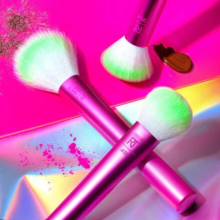 Actual product image Real Techniques Neon Dream Duo-Fiber Powder + Bronzer Brush