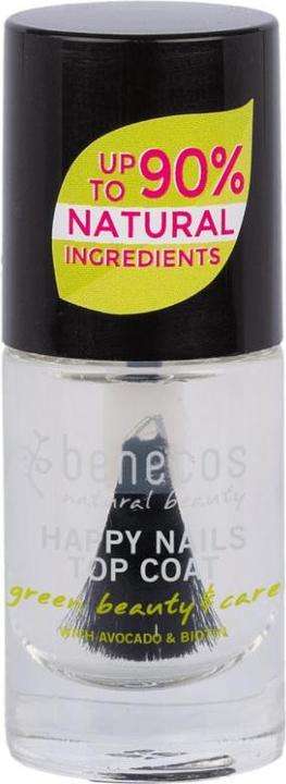 Benecos Nail Polish crystal Top Coat (Crystal, Top Coat)