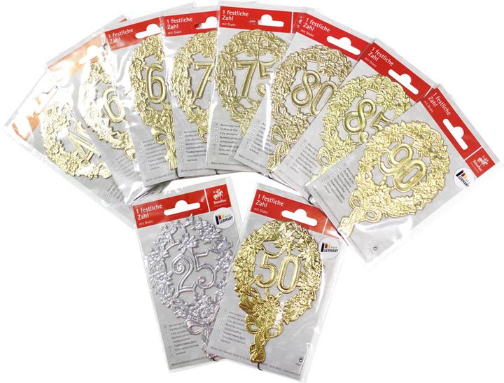 Demmler Zahl ”65” Gold (Spezial)