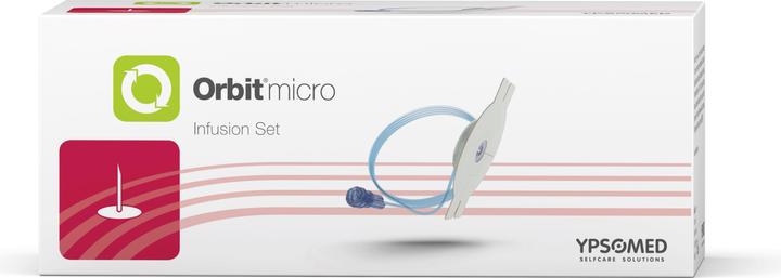 Actual product image Mylife YpsoPump Orbit micro Infusion Set 5.5mm/60cm (24") 10 pcs.