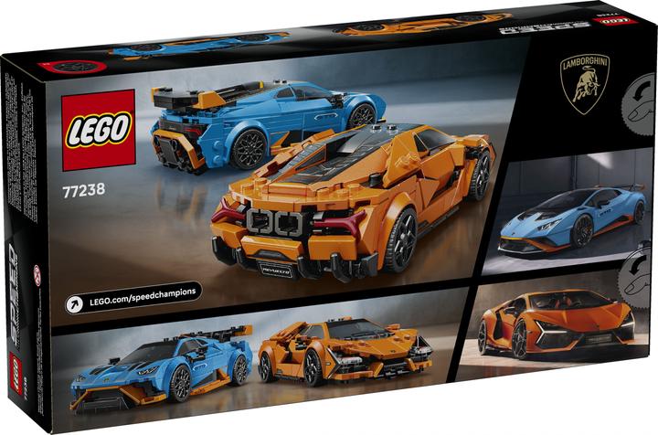 Produktbild LEGO Lamborghini Revuelto und Huracán STO (77238, LEGO Speed Champions)