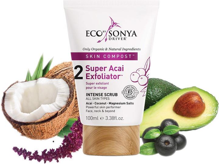 Produktbild Eco by Sonya Super Acai Exfoliator - Intensives Peeling (Peeling, 100 ml)