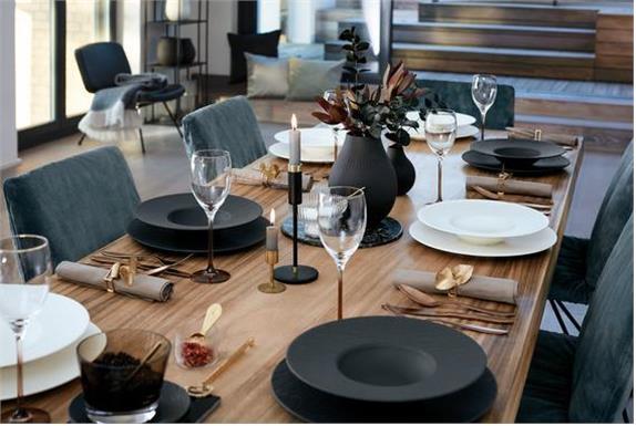 Image du produit Villeroy & Boch Plat de service carré/assiette gourmet Manufacture Rock blanc