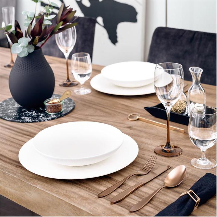 Image du produit Villeroy & Boch Plat de service carré/assiette gourmet Manufacture Rock blanc