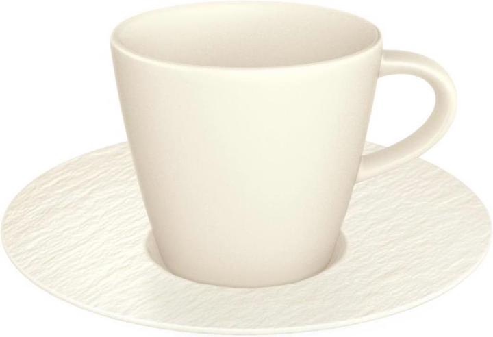 Produktbild Villeroy & Boch Espressotasse mit Untertasse Manufacture Rock blanc (60 ml, 1 x)