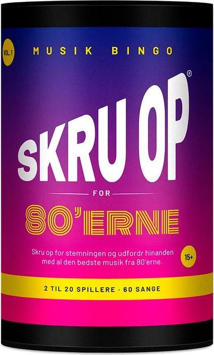 SMSCS Games Aps Skru op - Skru op per 80'erne (Skru op per 80'erne, vol. 1)