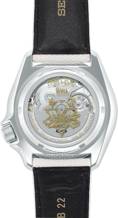 Actual product image Seiko 5 Sport Street Fighter V RYU Limited Edition (Analogue wristwatch, 43 mm)