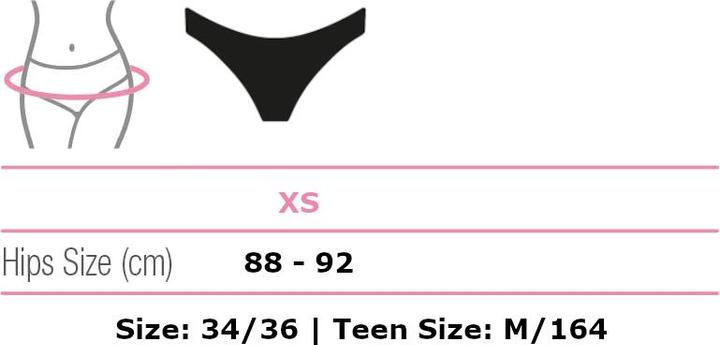 Image du produit Masmi Bio Periodenslip Girls Grösse XS - Schwarz - Reuse (XS)