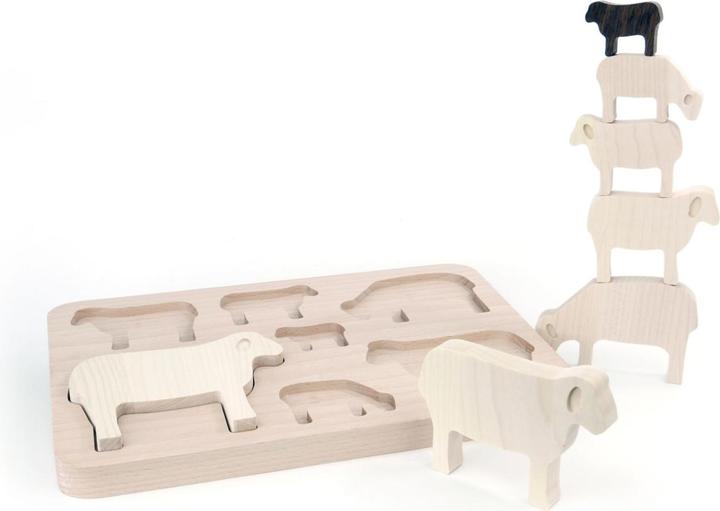 Produktbild Bajo Puzzle Schafe Holz