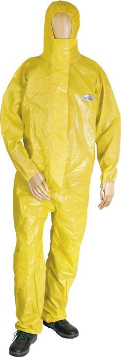 Image du produit Asatex Combinaison de protection chimique ignifugée, type 3/4/5/6, taille L, jaune (L)