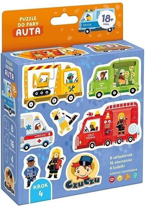 Produktbild Czuczu Puzzle für Paare Autos (8 Teile)