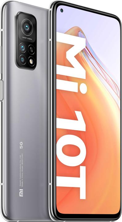 Produktbild Xiaomi Mi 10T (6GB) (128 GB, Lunar Silver, 6.67", Dual SIM, 64 Mpx, 5G)