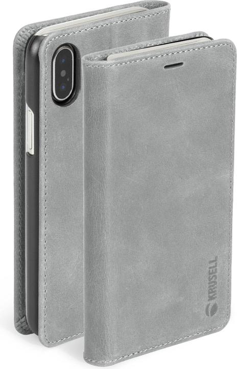 Image du produit Krusell Sunne 4 Card FolioWallet Apple iPhone XS Max vintage pilkas (Apple iPhone XS Max)