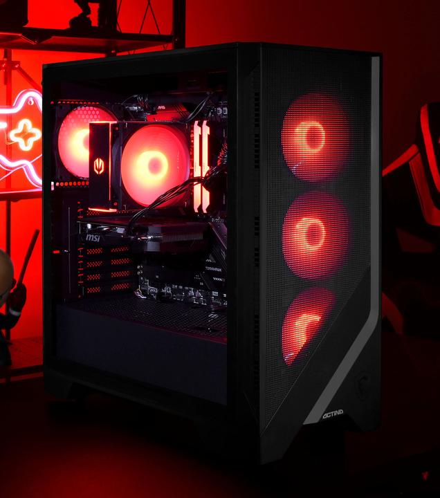Immagine prodotto Actina 5901443406112 PC AMD Ryzen™ 7 7700 32 GB DDR5-SDRAM 1 TB SSD NVIDIA GeForce RTX 4060 Midi Tow (AMD Ryzen 7 7700, 32 GB, 1000 GB, GeForce RTX 4060)