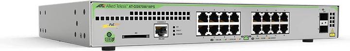 Image du produit Allied Telesis L2 +M 16 X TX GB POE+ 2 XCOMBO (18 Ports)