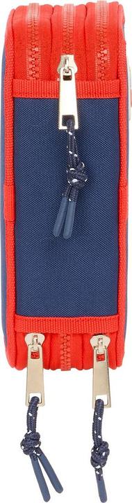 Actual product image Super Triple pencil case Mario World Navy blue 12.5 x 19.5 x 5.5 cm 36 pieces