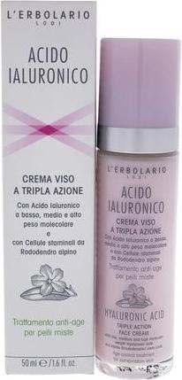 Actual product image L'erbolario Hyaluronic Acid Face Cream for Combination Skin