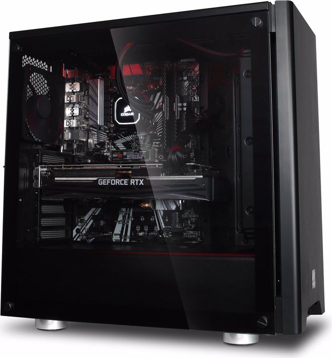 Produktbild Mifcom Savage RTX2080Ti Core i7 Advanced (Intel Core i7-10700K, 32 GB, 1000 GB, GeForce RTX 2080 Ti)