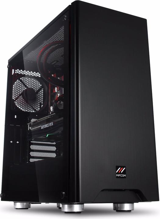 Produktbild Mifcom Savage RTX2080Ti Core i7 Advanced (Intel Core i7-10700K, 32 GB, 1000 GB, GeForce RTX 2080 Ti)