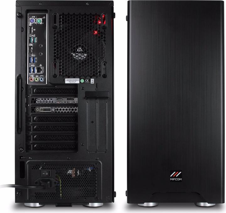 Produktbild Mifcom Savage RTX2080Ti Core i7 Advanced (Intel Core i7-10700K, 32 GB, 1000 GB, GeForce RTX 2080 Ti)