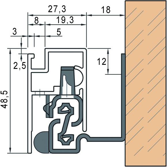 Actual product image Isys Interior pull-out system