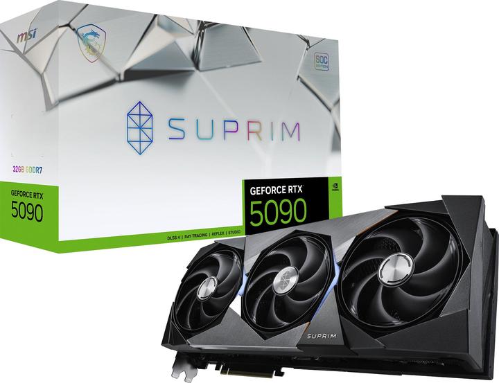 Actual product image MSI GeForce RTX 5090 32G SUPRIM SOC (32 GB)