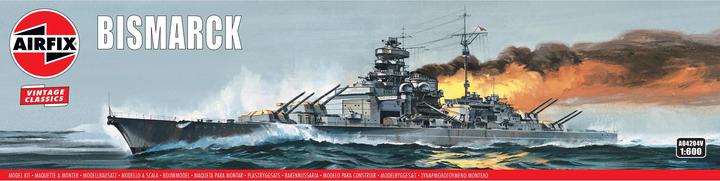 Actual product image Airfix Kit Bismarck 1:600