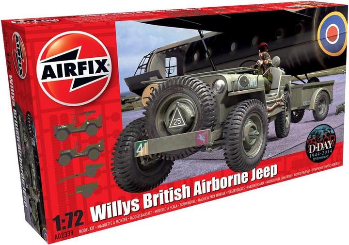 Image du produit Airfix Kit de construction Willys MB Jeep British Airborne 1:76