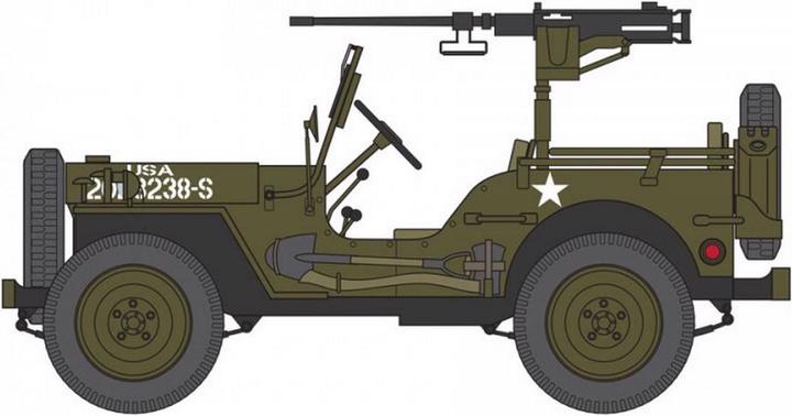 Image du produit Airfix Kit de construction Willys MB Jeep British Airborne 1:76