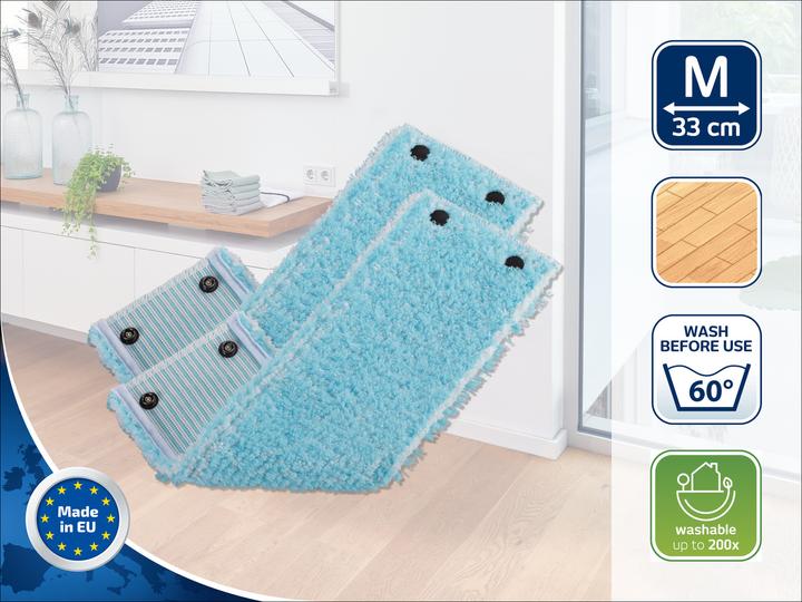 Actual product image Leifheit Housse Clean Twist/Combi M super soft 2 pièces (2 pcs.)
