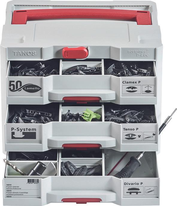 Image du produit Lamello Assortiment de connecteurs P-System Professional (Raccord de connexion, 1 pcs)