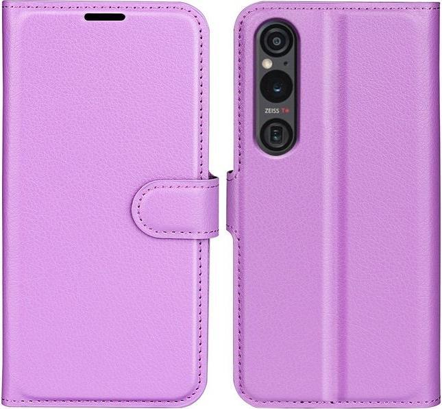 Actual product image MU Classic Litchi Leather Bookcover Series (Sony Xperia 1 VI)