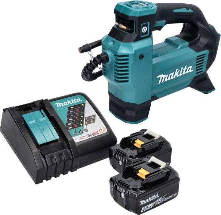 Produktbild Makita DMP 181 RM Akku Kompressor 18 V 11,1 bar + 2x Akku 4,0 Ah + Ladegerät