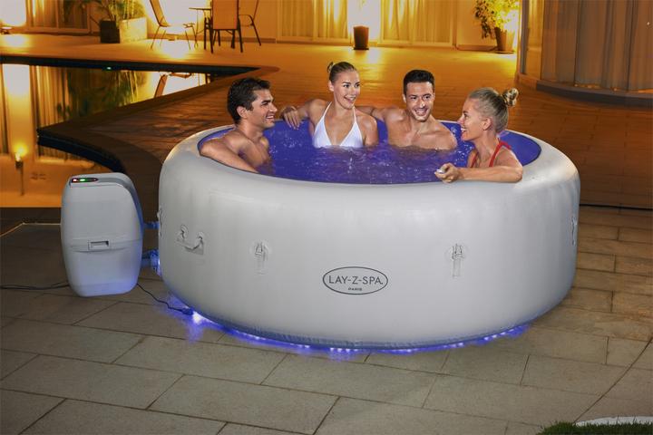 Produktbild Bestway Lay-Z-Spa Paris AirJet incl LED verlichting (6 Pers.)