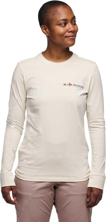 Actual product image Black Diamond W Heritage Wordmark Ls Tee (S)