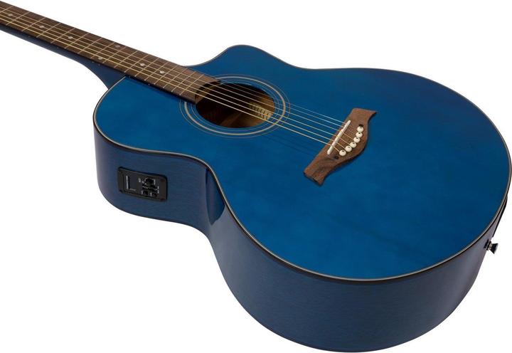 Image du produit Dimavery STW-90 Guitare western, bleu cristal (Guitare occidentale)