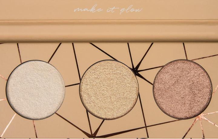 Actual product image Ibra Glow Trio Palette Highlighters 6.9G