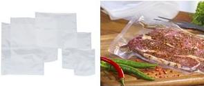 Image du produit Papstar Sacs sous vide, dimensions : (L)200 x (H)400 mm sacs transparents à bords scellés, épaisseur : 90 my (100 x)