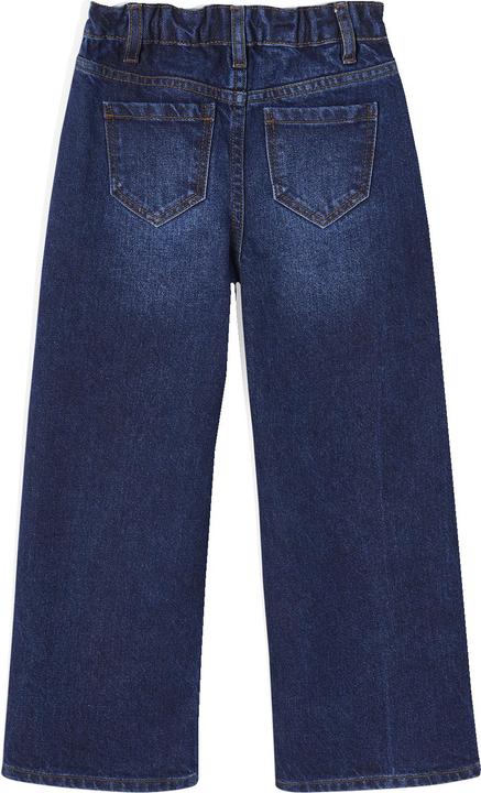 Immagine prodotto Vertbaudet Jeans larghi da bambina con elastico in vita, taglia regolabile (110)