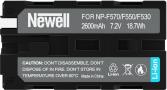 Produktbild Newell Set aus DL-USB-C Zweikanal-Ladegerät und zwei NP-F570-Akkus für Sony