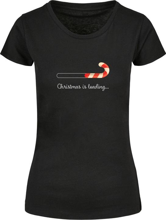 Produktbild Merchcode Ladies Christmas Loading Basic Tee - 118261 (L)
