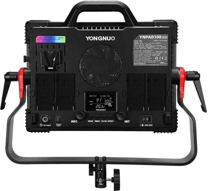 Image du produit Yongnuo Lampe vidéo YNPAD100 LED, température de couleur Kelvin : 5600 K (Lumière vidéo)