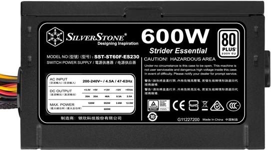 Produktbild Silverstone Sst-St60f-Es230 (600 W)