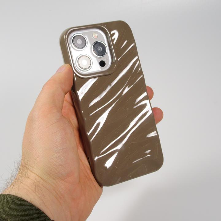 Produktbild PhoneLook Hülle Silikon mit 3D Wellenform matt (Apple iPhone 15 Pro)