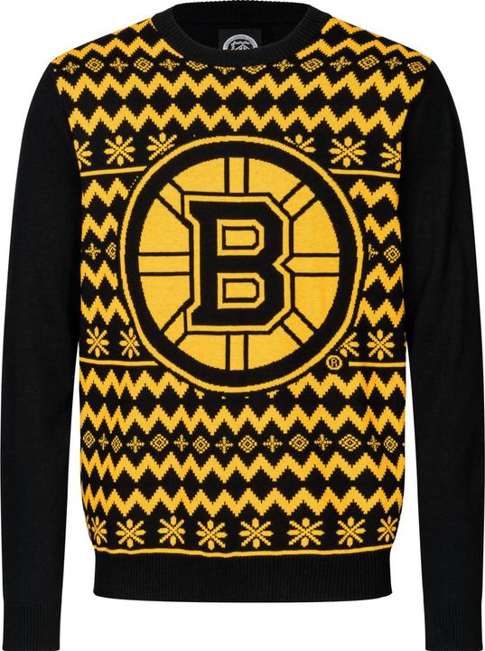 Foco NFL Winter Ugly Sweater Strick Pullover Boston Bruins - L (L)