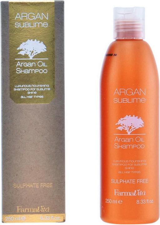 Actual product image Farmavita Argan Sublime Oil Shampoo, Kvinder, Proffesionelle, Shampo, Følsomt hår, Alle farver, 1000 (1000 ml, Liquid shampoo)