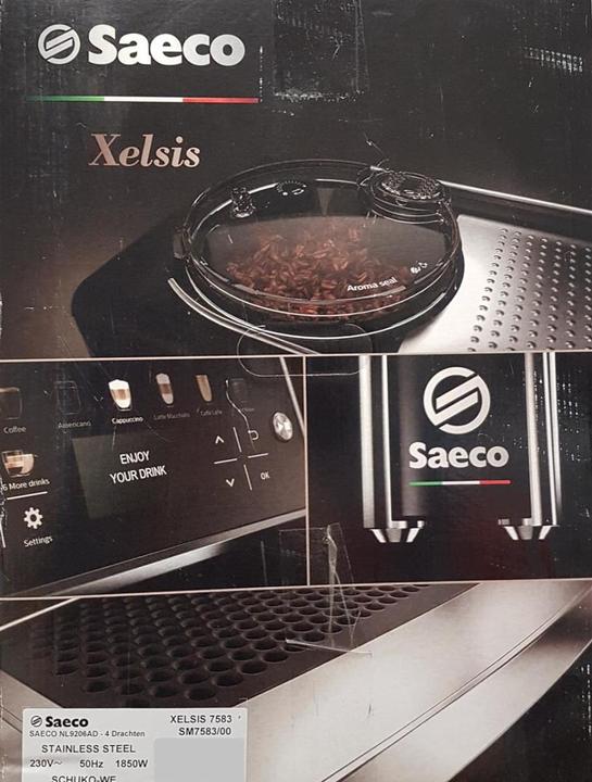 Actual product image Philips Saeco Xelsis SM7583/00 fully automatic coffee machine, 12 coffee specialities, LED display with...