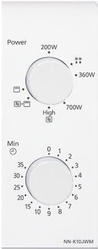 Actual product image Panasonic NN-K10JWMEPG Microwave oven (20 l)