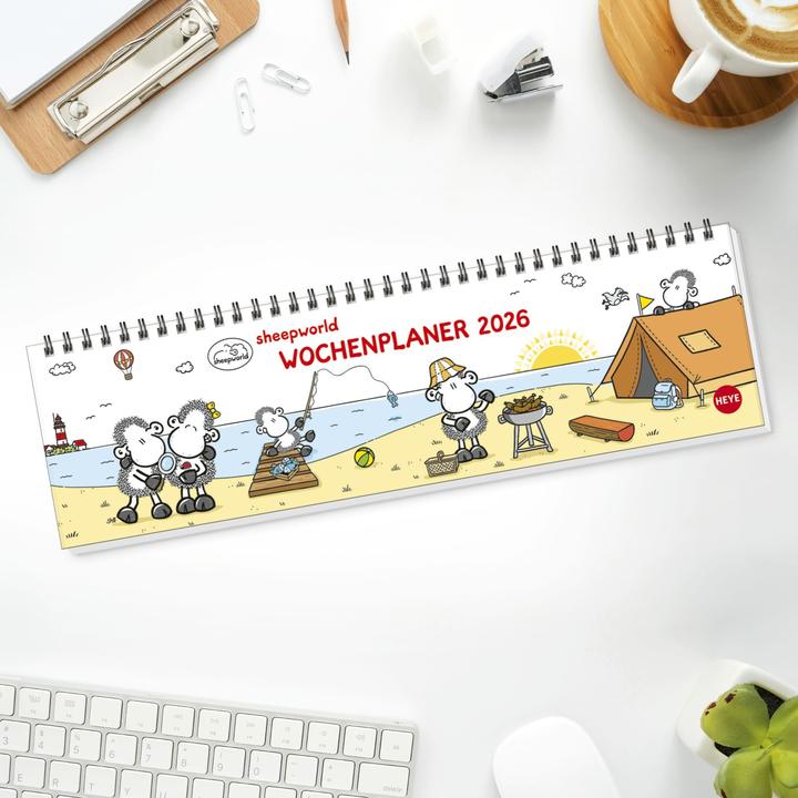 Produktbild sheepworld Wochenquerplaner 2026 (Deutsch)
