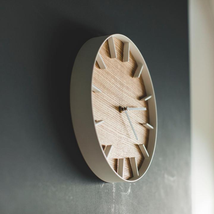 Actual product image Yamazaki Wall clock RIN (26.50 cm)